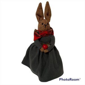 MARILYNN FOWLER DECOR FABRIC FOLK ART VINTAGE HANDMADE COUSIN KATIE RABBIT BUNNY